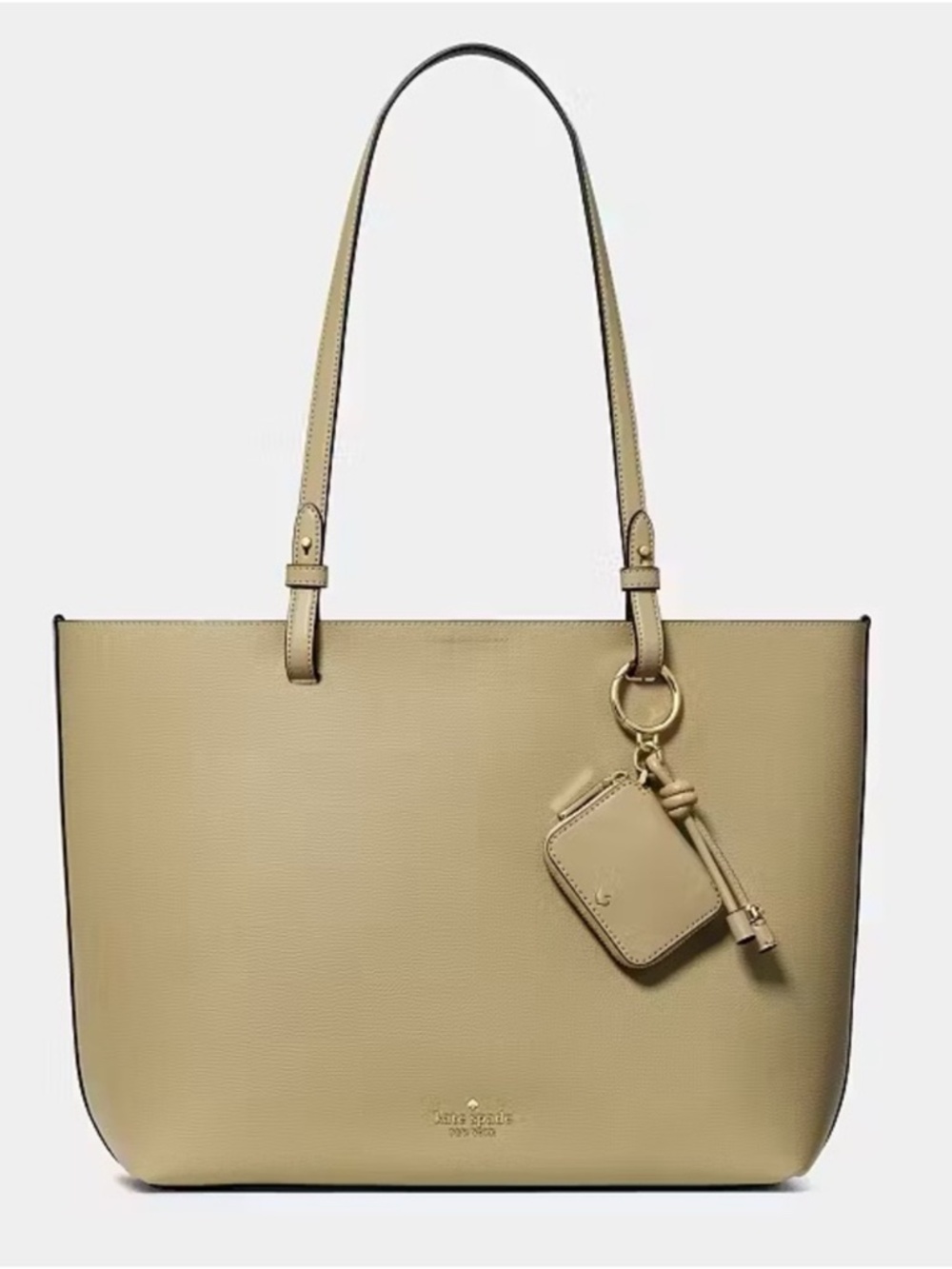 Kate Spade Tessa Tote Bag with Charm Elm